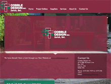 Tablet Screenshot of cobbledesign.com